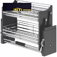 Giá chén bát nâng hạ di động 2 tầng R015-900